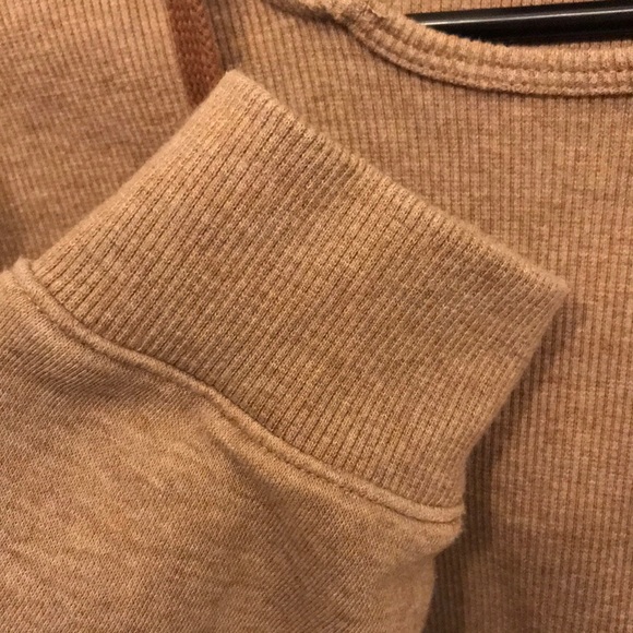 Nike Women's Brown Cropped Hoodie - Picture 5 of 7